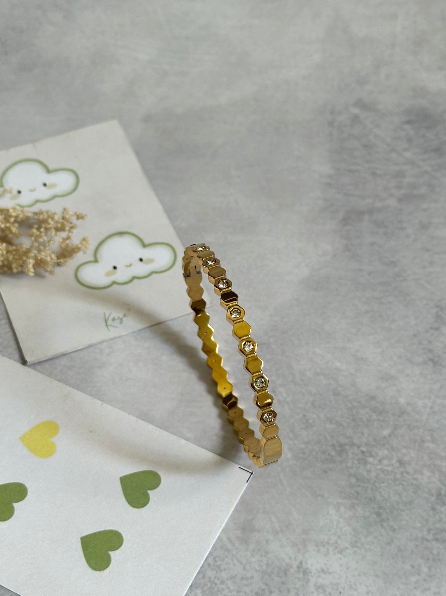 Honeycomb Bangle