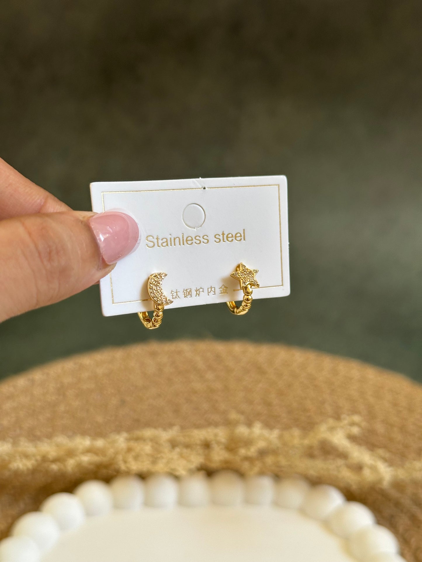 Moon and Star Hoops