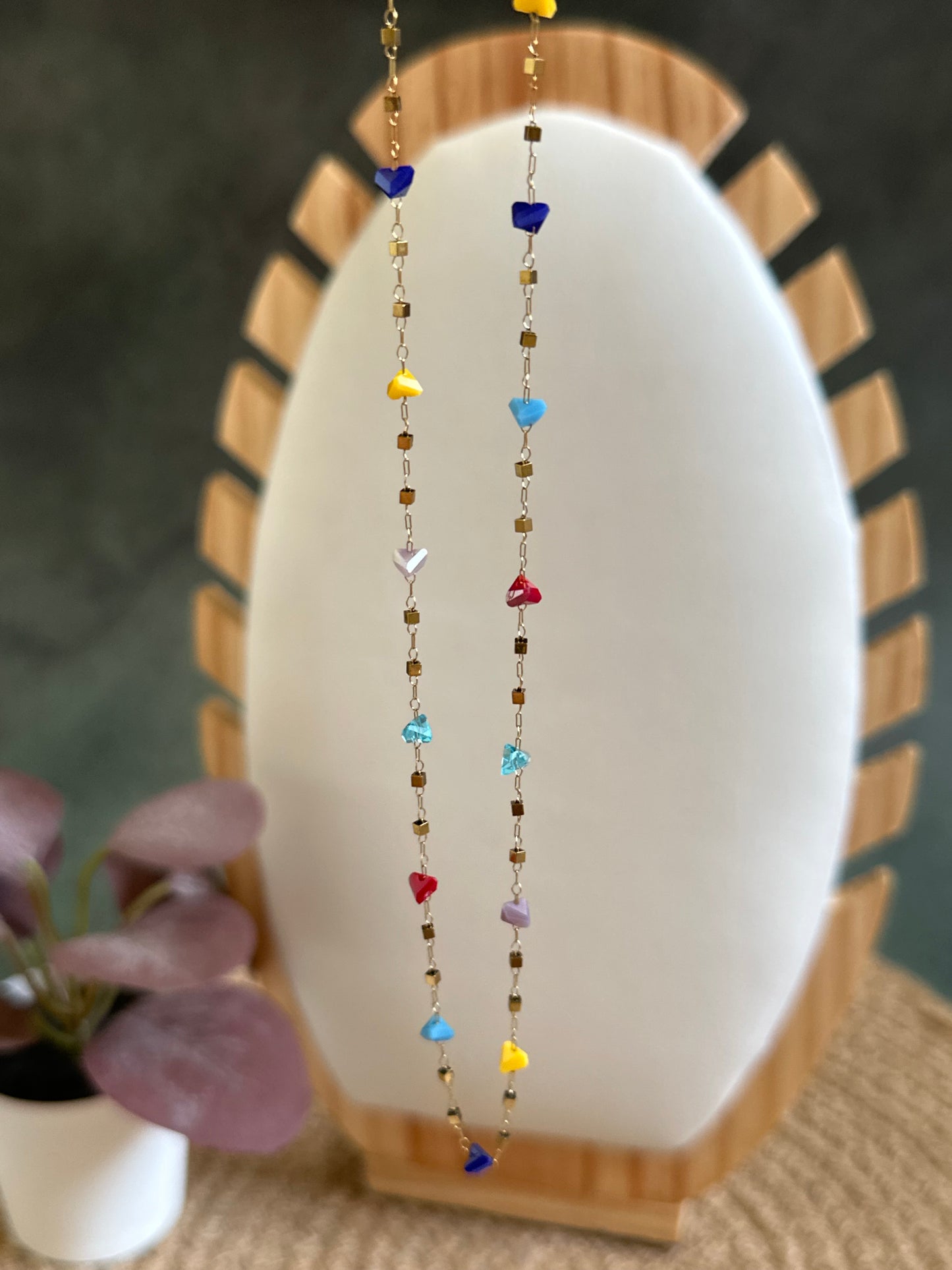 Cut Stone Chain