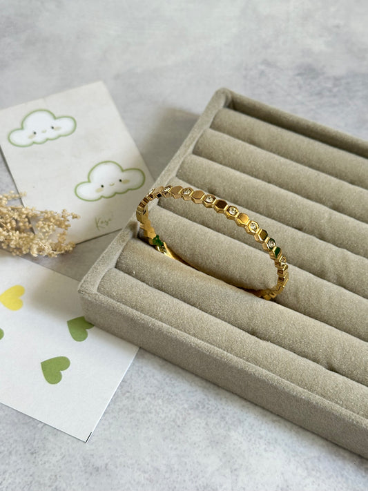 Honeycomb Bangle
