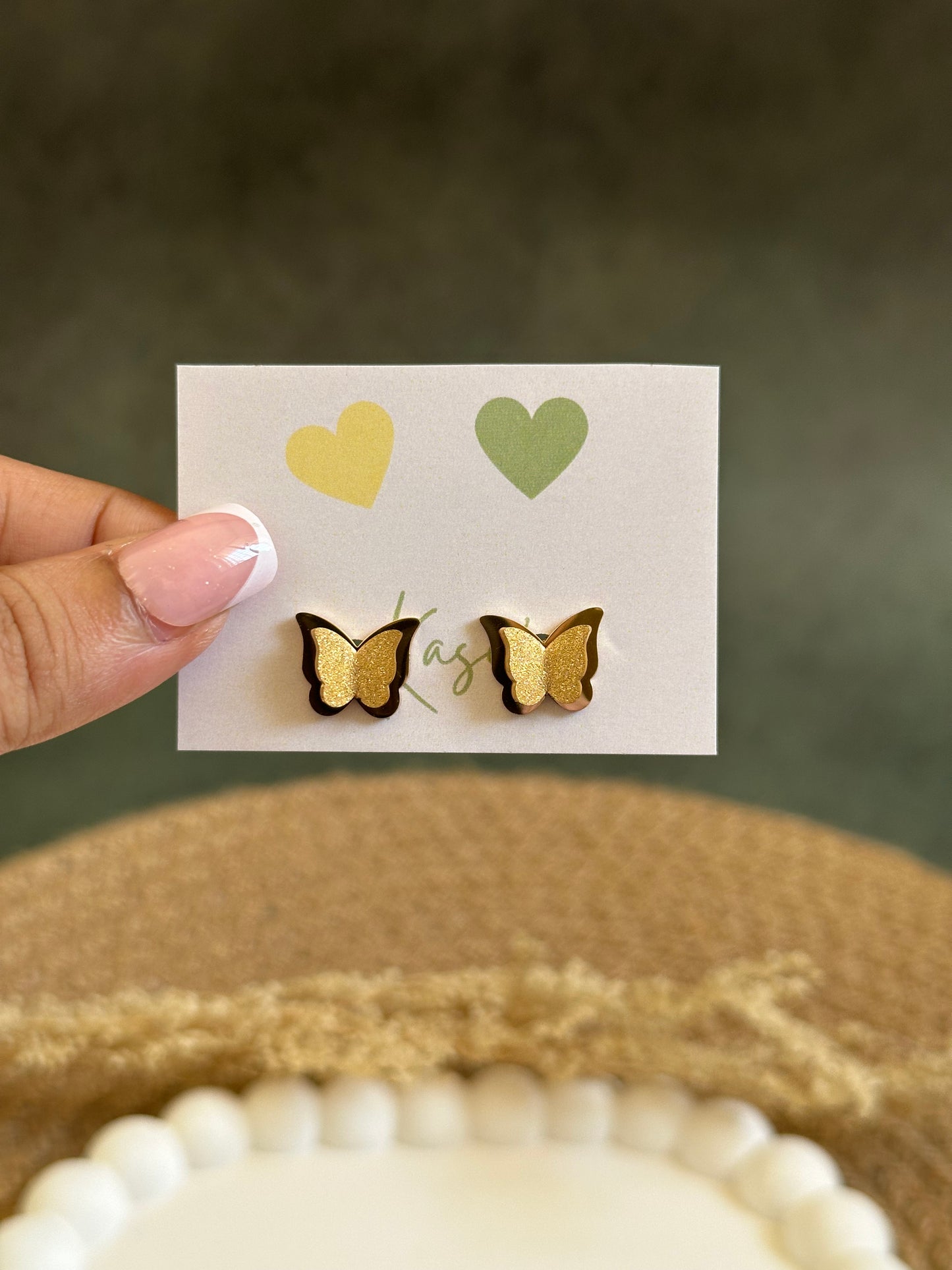 Butterfly Stud