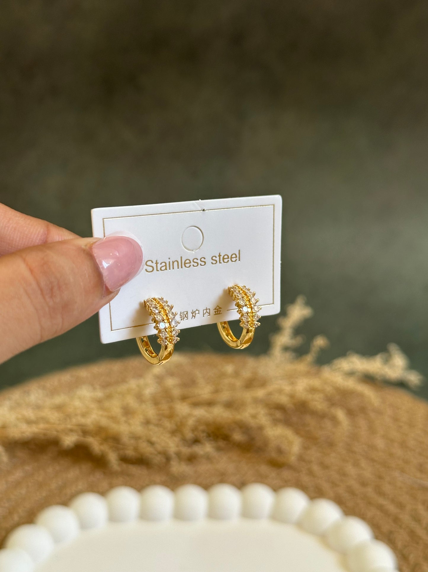 Palm Leaf Hoops